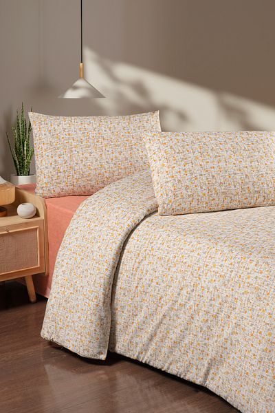 Fabric Box Set cuvertură de pilota unică din bumbac - Aurora