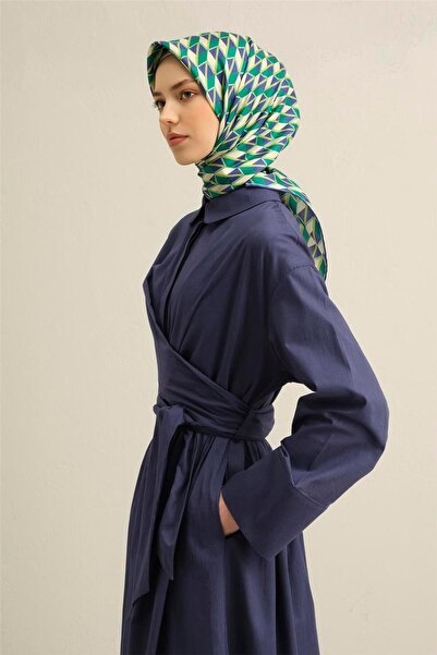 Armine Eșarfă din twill de mătase pură cu model 9309- 80