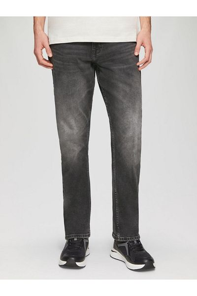 QS by s.Oliver Men's Jeans, Regular Fit, Mid Waist, Straight Leg, QS by s.Oliver, Dark Grey
