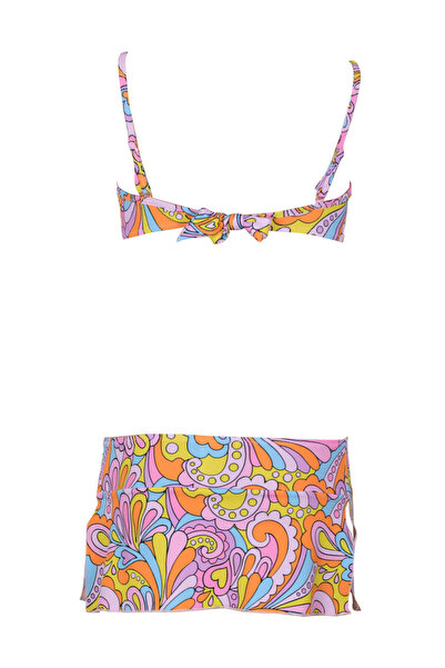 Kom Σετ μπικίνι με φούστα με σχέδια