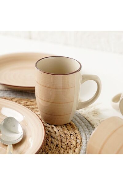 Danube Home Apollo 16-Piece Hand Painted Stoneware Dinner Set-Serves 4