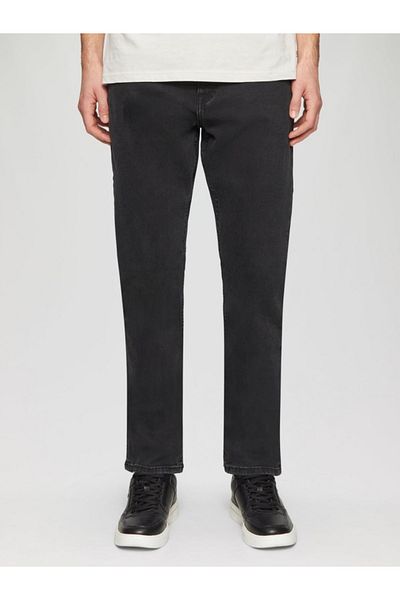 QS by s.Oliver Men's Jeans Rick, Slim Fit Cut, Medium Waist, , Black