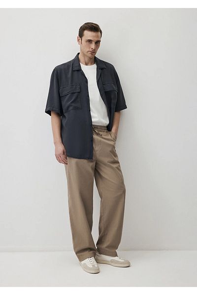 Mavi Beige Trousers Loose Regular Waist Straight Leg 0010451-70321
