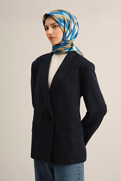 Armine Eșarfă din twill de mătase pură cu model 9325- 52