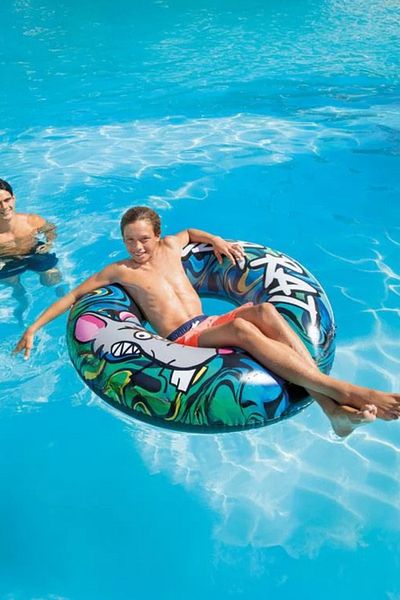 TUENGİ STORE Large Size River Rat Inflatable Ring Sea Pool Swimming Ring 100 cm