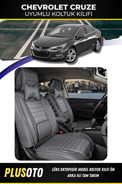 PlusOto مجموعة أغطية مقاعد السيارة المدخنة المتوافقة مع سلسلة شيفروليه كروز ب...