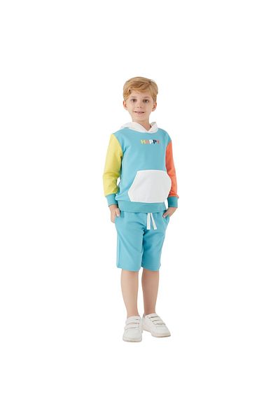 Rolypoly Happy Cream Boy Bermuda Suit