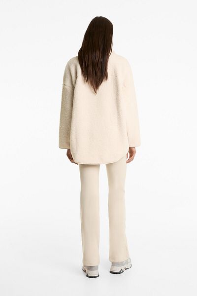 Oysho Faux-shearling oversize jacket