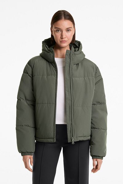Oysho Su geçirmez Primaloft® dolgulu crop mont