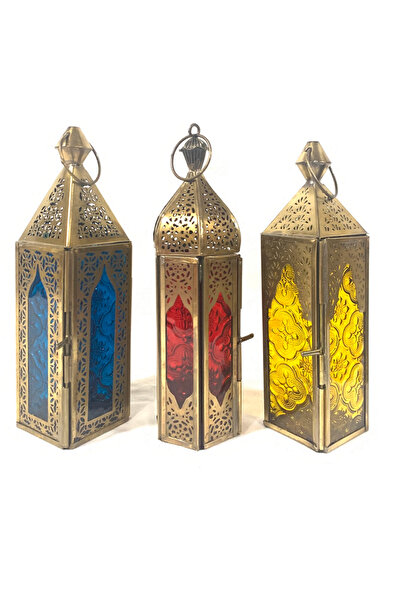Souq DESIGNS فانوس عربي (مجموعة من 3 قطع)
