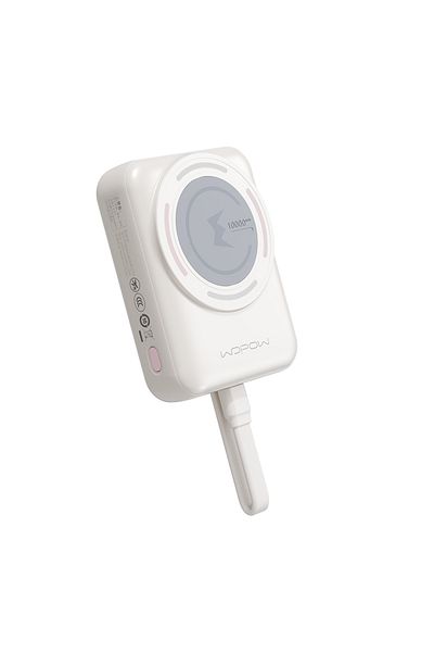 wopow PW63 10,000mAh Power Bank - White