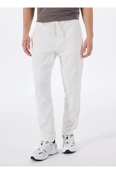 GMG FIRENZE Gmg Firenze Normal Waist Normal Leg Slim Fit Ecru Men's Trousers Gu25Mss01013