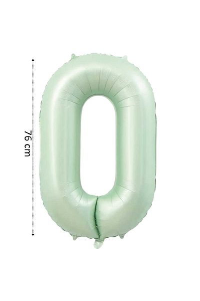 Onay Store Retro Green 76cm Helium Balloon Birthday Concept