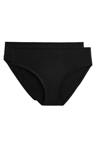 Oysho 2 Cotton Blend Mid Rise Classic Briefs
