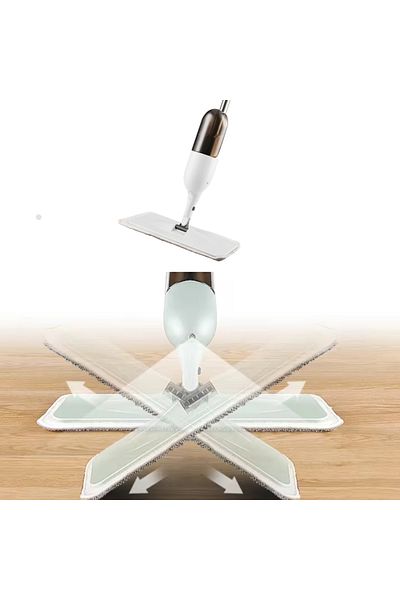 PAA-home Set Mop Multifunctional PAA-home, Spala, Matura si Pulverizeaza, Mop Plat, Rotativ si Geamuri