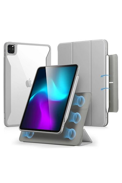 ESR Husă pentru iPad Pro 11, tip carte, Rebound Hybrid ESR - Gri