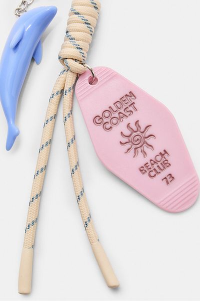 Stradivarius Dolphin charm key ring