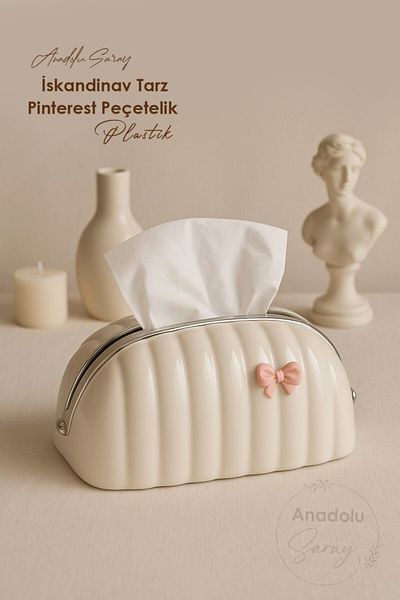 Anadolu Saray Geantă în stil nordic Model Pinterest Suport șervețel Cutie decorativă pentru șervețele de birou