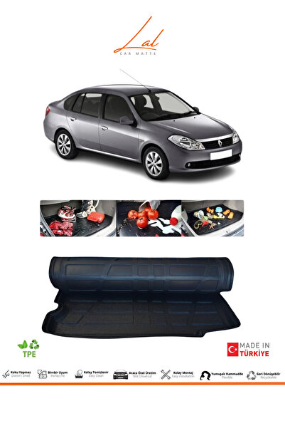 Lal Renault Clio Symbol 3D Bagaj Havuzu (2008-2012 Uyumlu)