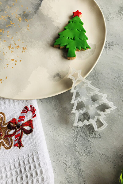 CESTOPİENO Transparent Christmas Tree (MACHINE WASHABLE) Dough Shaper / Renew...