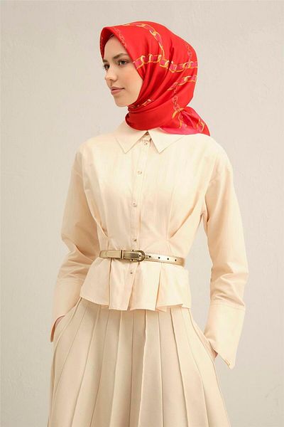 Armine Φουλάρι με σχέδιο από καθαρό μεταξωτό Twill 9346- 50