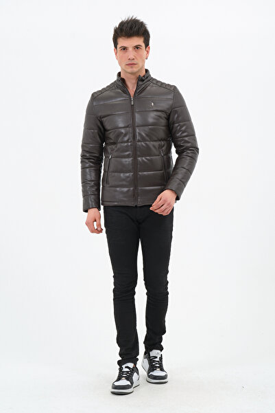 U.S. Polo Assn. Erkek Kahverengi Mont