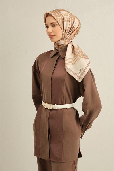Armine Φουλάρι με σχέδιο Pure Silk Twill 9333- 04