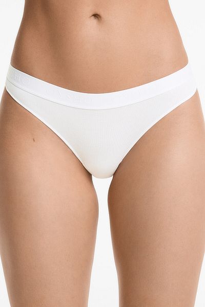 Oysho 3Pcs Comfort Logo Cotton Thong Panties