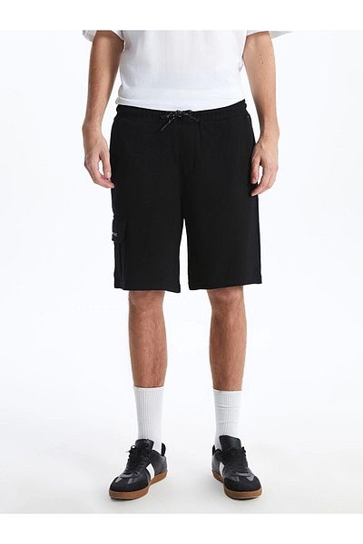 LC Waikiki Ανδρικό σορτς XSIDE Μαύρο Standard Fit