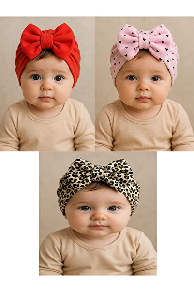 Baby Bakkal 3 ADET BEBEK HEDİYELİK BONE