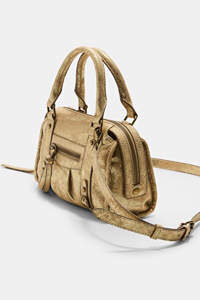 Stradivarius Crossbody bowling bag with zip