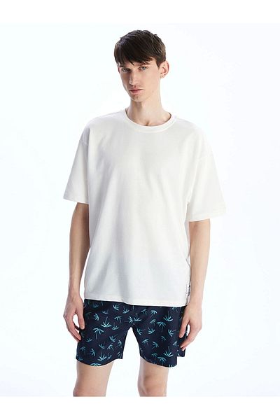LC Waikiki Ανδρικό μαγιό με μοτίβο Navy Blue Short