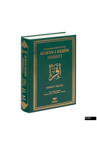 Furkan Neşriyat Orta Boy Cilt Bezi Konularına Göre Ayetler Kur'an-ı Kerim Fih...