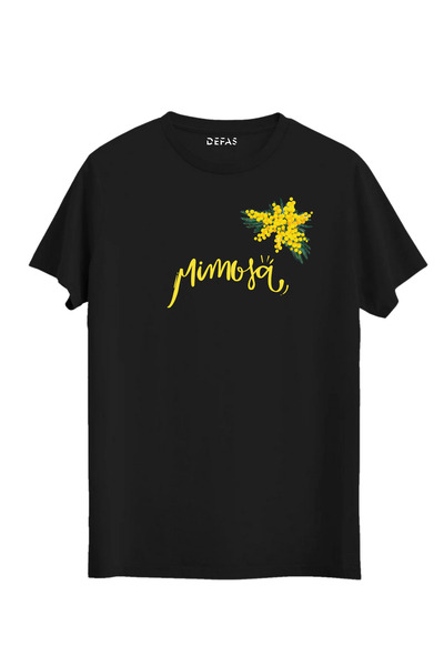 Mimoza baskılı tshirt