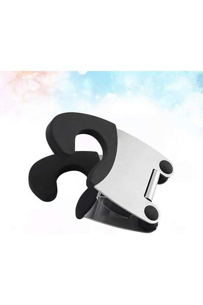 Köken Koken Black Spoon Holder for Pot, Stainless Steel, Heat Resistant, Anti-Corrosion Handle