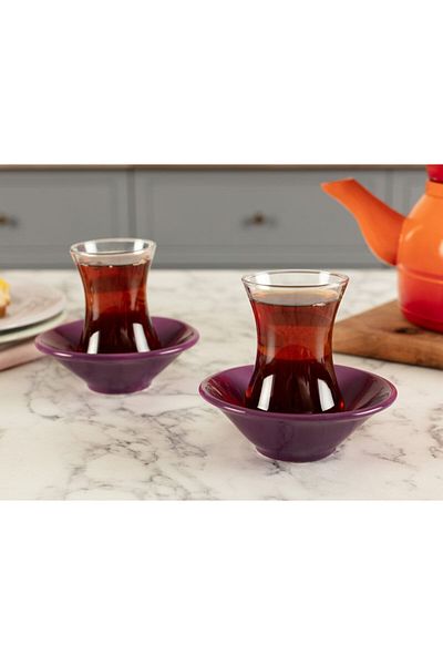 Madame Coco Bellavista 8-Piece Tea Set - Plum