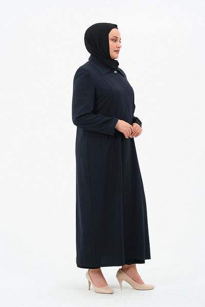 GLR&GYM Eşay Women's Large Size Lined Baby Collar Buttoned Mother's Parasol