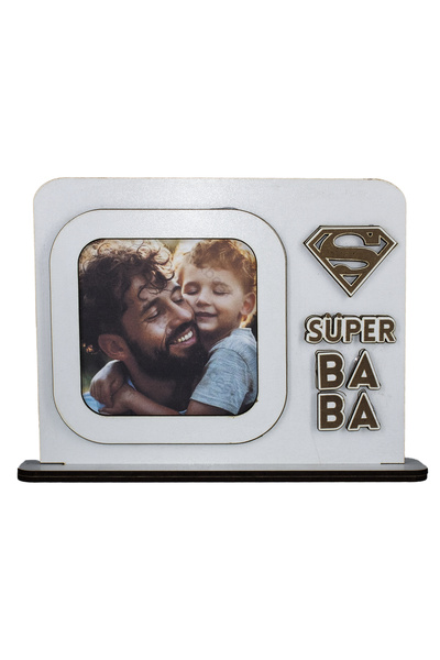 EL YAPIMI Super Dad Photo Frame