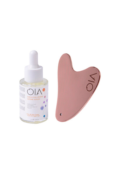 OIA 2'li Doğal Botoks Seti / Kalp / Shea Butter Hyaluronik Ozon Serum