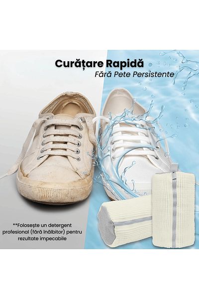 HASEPE Sac pentru spălarea încălțămintei la mașina de spălat, fibră moale pentru protecția încălțămintei, rezistent