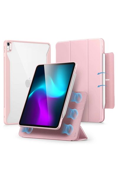 ESR Husă pentru iPad Air 13 / Air 13, tip carte, Rebound Hybrid ESR - Roz