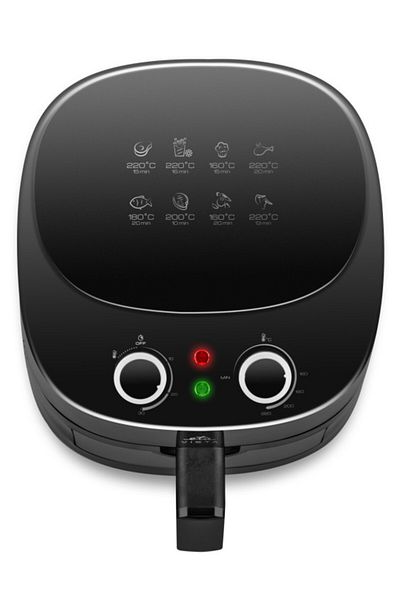 ETA Friteuza Cu Aer Cald Vista 0168 90000, 1300w, 4.3 Litri, Timer 0-30 Min, Negru