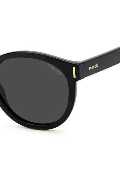 Polaroid Pld 6185/s 807/m9 Women's Sunglasses, Black, Round, 52 Mm