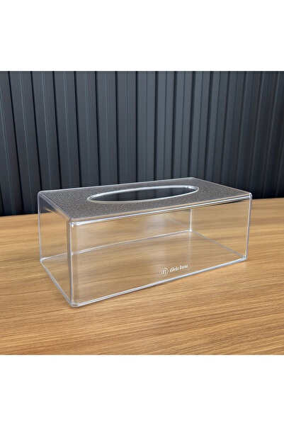 ceviz home züccaciye tekstil ltd şirketi Unbreakable Acrylic Clear Napkin Holder – Modern and Elegant Tabletop Design