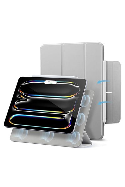 ESR Husă pentru iPad Pro 13 (2024), tip carte, Rebound Magnetic ESR - Gri