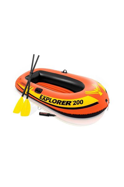 NillyToys Ib58331 Intex Explorer Boat 200 Set (Paddle Pump) 185X94X41 cm