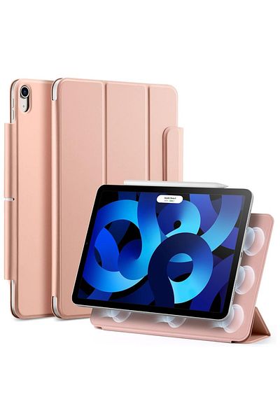 ESR Case for iPad Pro 11 2018 / Air 4 / 5 / 11 (2020/2022/2024), Book type, Rebound Magnetic ESR - Pink