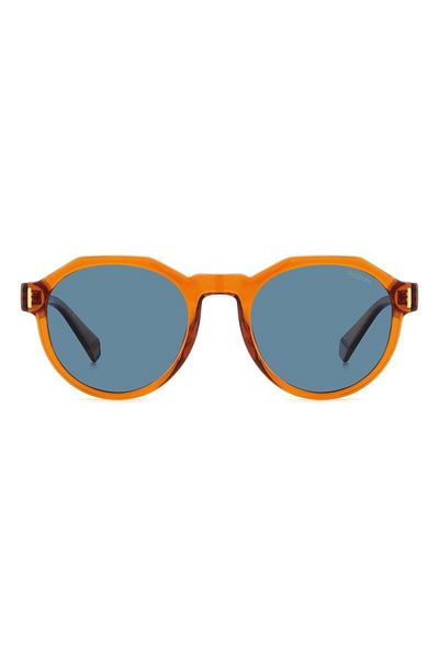 Polaroid Ochelari de soare Polaroid PLD 6207/S 2LF/C3 pentru femei, portocalii, rotunzi, 52 mm
