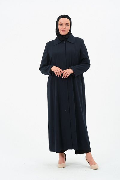 GLR&GYM Eşay Women's Large Size Lined Baby Collar Buttoned Mother's Parasol