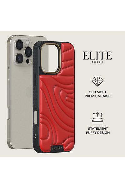 BURGA iPhone 16 Pro Ultra-Soft Material Bouncy Texture,CloudGuard Absorption,Lightweight Build,Protection